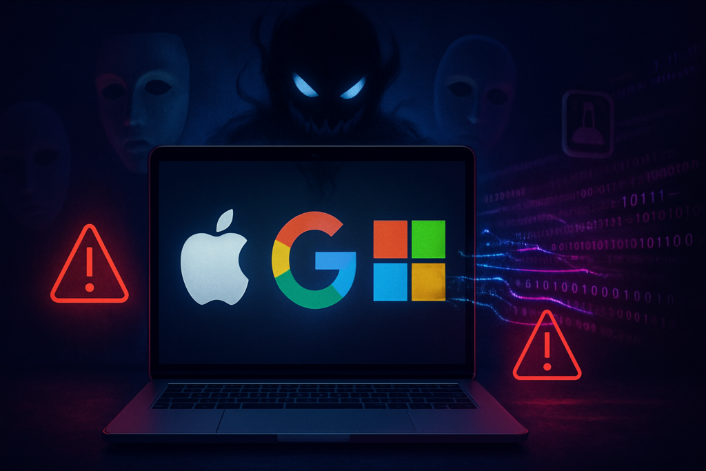 SHub Reaper: il malware macOS che impersona Apple, Google e Microsoft