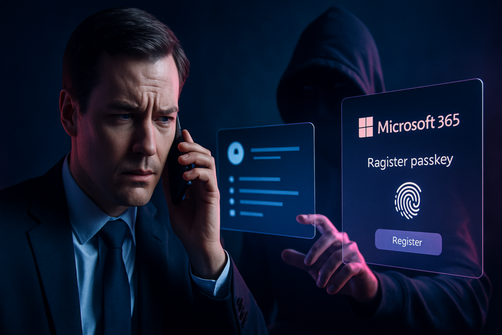 Attacchi passkey Microsoft 365: il vishing conquista le aziende
